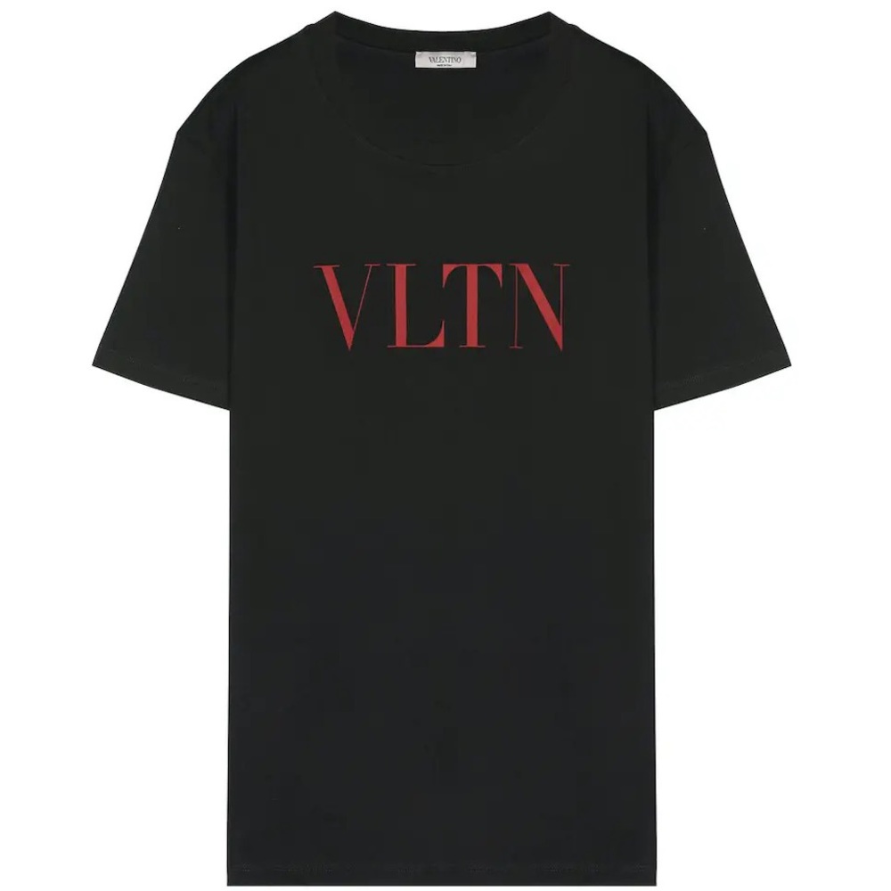 VALENTINO VLTN T-SHIRT BLACK & RED‎ - Picture 2 of 3